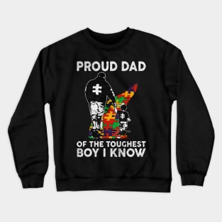 Proud Dad awareness Crewneck Sweatshirt